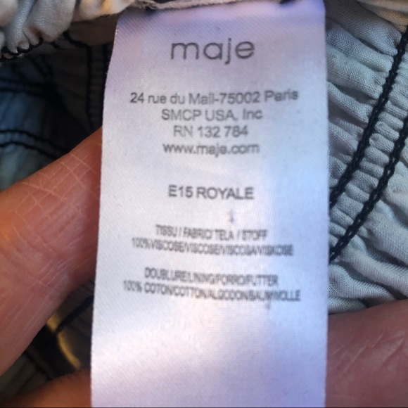 Maje Mini Dress Sz EU 2/ US Medium - Picture 10 of 10